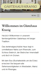 Mobile Screenshot of gaestehaus-kranig.de